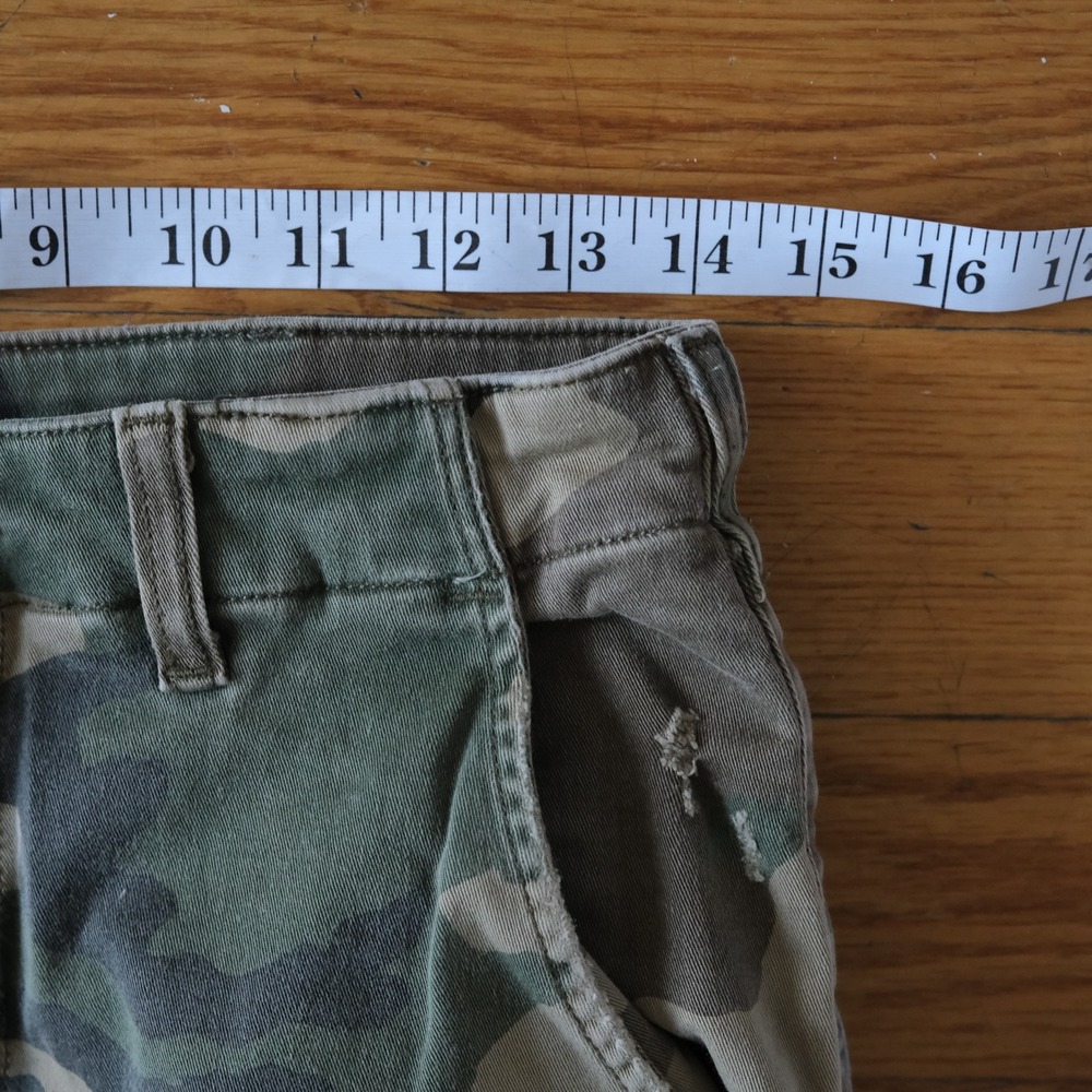 Amiri Cargo Pants Mens Camo Distressed Slim Fit Streetwear Size 27 Luxury - Picture 6 of 11